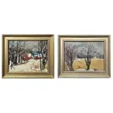 Hayley Lever, Silvermine, Connecticut, Oil on board