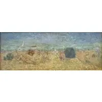 Joseph Meert, Beach, Oil on canvas