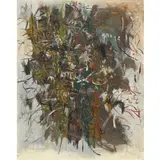 Elise Asher, Parting With Love, 1961, Oil on gesso panel