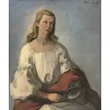 Léon Zack, Portrait of a Lady with a Mirror, Oil on canvas