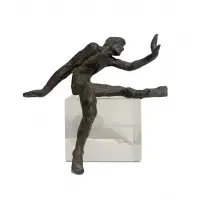 Seated Nude Man by Victor Salmones, Bronze, sold Apr 2025