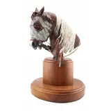 Dave McGary, Young Men of the Enemy Fear His Horses, 7.5" x 8.75" x 13.25" h including base; bronze only measures approx