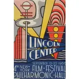 Roy Lichtenstein, Lincoln Center Film Festival Poster, , Offset lithograph in colors