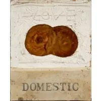 Tony Berlant, Love Domestic, Mixed media on canvas
