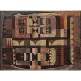 Thurloe Conolly, Painting XVII, 1950, Mixed media on Masonite