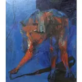 Vladimír Litvin, DIKDATOR 1, Oil on canvas