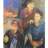 Vladimír Litvin, DECMICI, Oil on canvas
