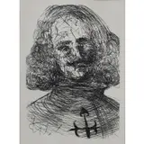 Untitled by Salvador Dalí, Etching framed behind glass, sold May 2025