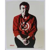 Shepard, Cream Pop Art (Jasper Johns), FAIREY (USA B. 1970) "Cream Pop Art" (Jasper Johns) Screenprint signed and numbered