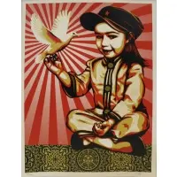 Shepard, Vivi La Revolucion, FAIREY (USA B. 1970) "Vivi La Revolucion", Screenprint signed and numbered