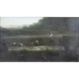 Nicholaes P. Berchem, Netherlands, Italy, Holland, Oil on Panel of a boy with goats