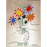 Pablo Picasso, Untitled, The Flowers of Peace Print
