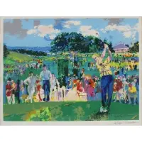 Golf by LeRoy Neiman, Pencil signed serigraph, sold May 2025