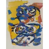 Toi Et Moi by Karel Appel, , Lithograph Signed and numbered 47 of 200, sold May 2025