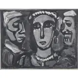 George Roualt, Les Visages, Etching