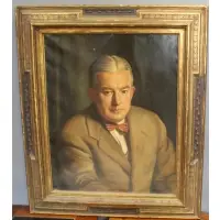 Stanislav Rembski, Portrait, Oil on canvas in a GREAT frame