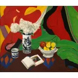 Warren Brandt, Still Life with Oriental Vase, Oil on canvas