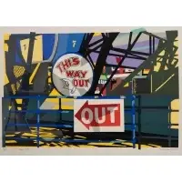 Philomena Marano, This Way Out, Lithograph