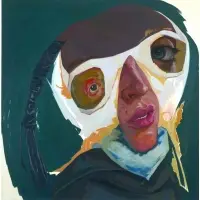 The Manchurian Aviator by Chen Yi., Oil on canvas, sold Feb 2025