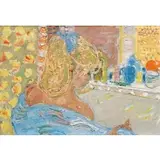 Hélène Girod de L'Ain, La Serviette Bleu (The Blue Towel), Oil on canvas