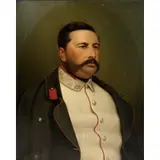 Mikolaj Strzegocki, Portrait of an Austro-Hungarian Military Officer, Oil on canvas