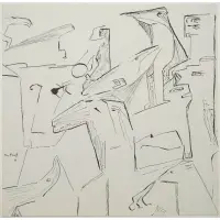 Ingeborg Ten Haeff, Presences, Ink on paper