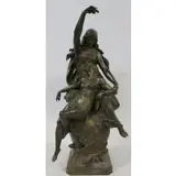 Émile Louis Picault, Maintenant sous le ciel tout repose Lamartine, Monumental bronzes culpture siged on base