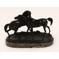 P.J. Mene by Pierre-Jules Mêne, Bronze, signed 'P.J. Mene' to base, sold Feb 2025