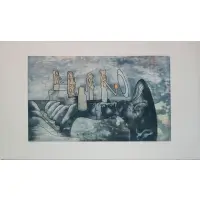 Roberto Matta, Composition, Etching and aquatint in colors on paper
