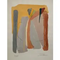 Larry Zox, Untitled (abstract composition), Lithograph