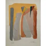 Larry Zox, Untitled (abstract composition), Lithograph