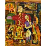 Martin Loh, Bus Ride, Gouache on paper
