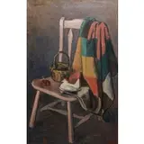 Allen Glicksman, Pink Chair, Oil on canvas