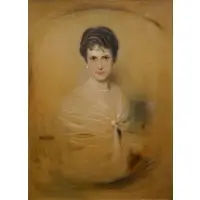 Portrait of a Lady by Egon Josef Kossuth, Oil on cardboard, sold Jan 2025