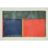 John Hoyland, Red, Blue, Screen Print