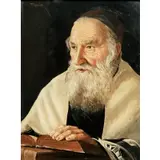 F. Weiss, Portrait of a Rabbi, Oil on board