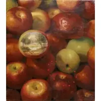 Julie Heffernan, Accumulated Self-Portrait, Oil on canvas