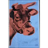 Cow by Andy Warhol, (Exhibition Poster from the Whitney Museum of American Art), sold Dec 2024