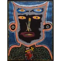 Philip Tsiaras, Misfit, Mixed media on paper