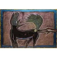 Philip Tsiaras, Horse, Mixed media on paper