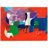 Frank Wimberley, Traffic, , 1984, Colored screen print