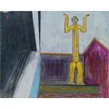 Vincent Smith, Fort Jesus, Mombasa, Gouache, oil and crayon