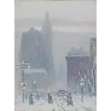 Johann Berthelsen, Worth Square on 5th Avenue, NYC