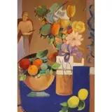 Pasquale Monaco, Floral still life, Oil on canvas