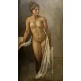 Gerard Muller, Standing Female Nude, Oil on canvas