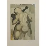 Salvador Dalí, The Divine Comedy, Purgatory, Canto 6. Death by Violence, Wood engraving