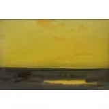Edwin Siegfried, California marsh scene, Pastel on board, signed