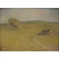 Mabel R. Welch, Copy of painting by John, Inscribed in pencil on verso by artist, Mabel R. Welch