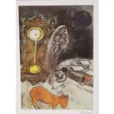 Marc Chagall, New Year's Eve, Lithograph on paper # 17 of 375