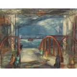 Ruth Lewis, Sunday Morning Computers, Oil on canvas